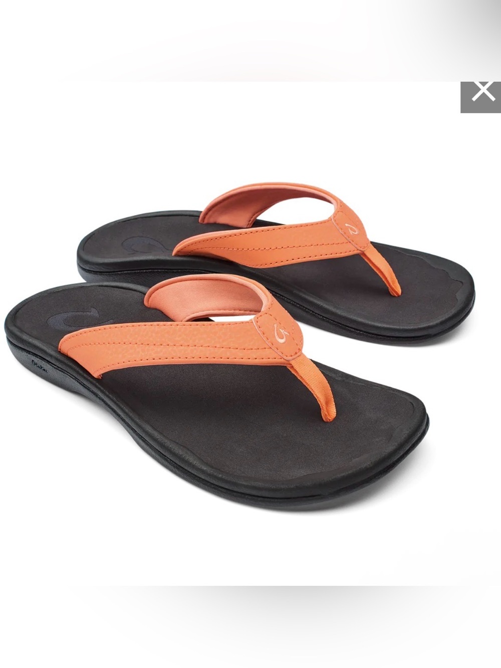 Olukai Women's 'Ohana Sandal - Shell
Coral/Black NWT- 7